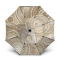 50 Years Deadly NAIDOC Week 2026 Personalised Umbrella Dhari Beige Indigenous Art