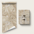 50 Years Deadly NAIDOC Week 2026 Personalised Wrapping Paper Dhari Beige Indigenous Art