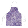 50 Years Deadly NAIDOC Week 2026 Personalised Apron Dhari Purple Indigenous Art