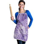 50 Years Deadly NAIDOC Week 2026 Personalised Apron Dhari Purple Indigenous Art
