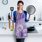 50 Years Deadly NAIDOC Week 2026 Personalised Apron Dhari Purple Indigenous Art