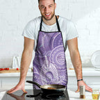 50 Years Deadly NAIDOC Week 2026 Personalised Apron Dhari Purple Indigenous Art
