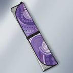 50 Years Deadly NAIDOC Week 2026 Personalised Auto Sun Shade Dhari Purple Indigenous Art