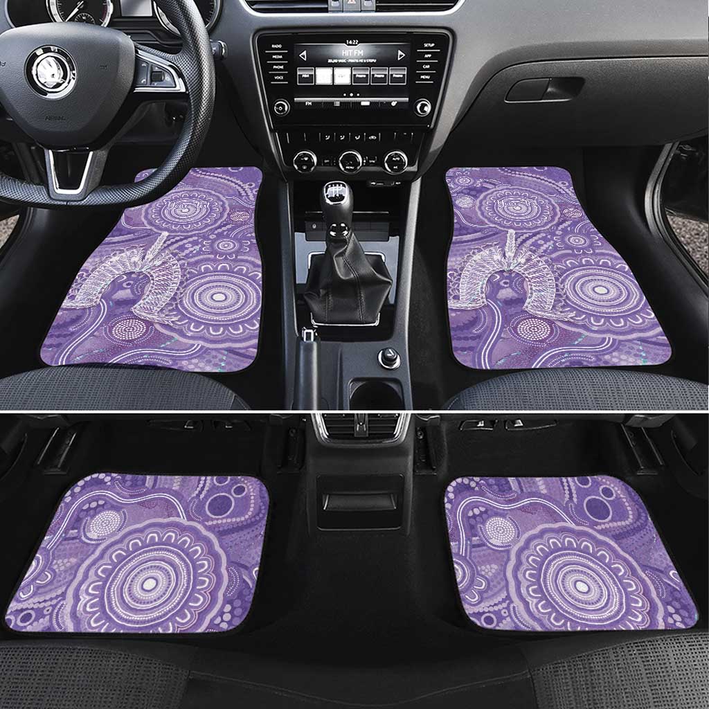 50 Years Deadly NAIDOC Week 2026 Personalised Car Mats Dhari Purple Indigenous Art