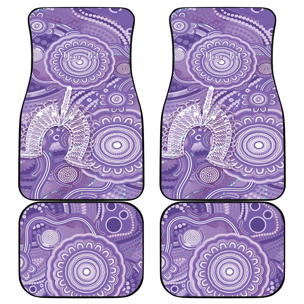 50 Years Deadly NAIDOC Week 2026 Personalised Car Mats Dhari Purple Indigenous Art