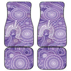 50 Years Deadly NAIDOC Week 2026 Personalised Car Mats Dhari Purple Indigenous Art