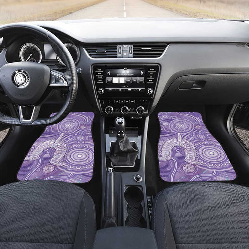 50 Years Deadly NAIDOC Week 2026 Personalised Car Mats Dhari Purple Indigenous Art