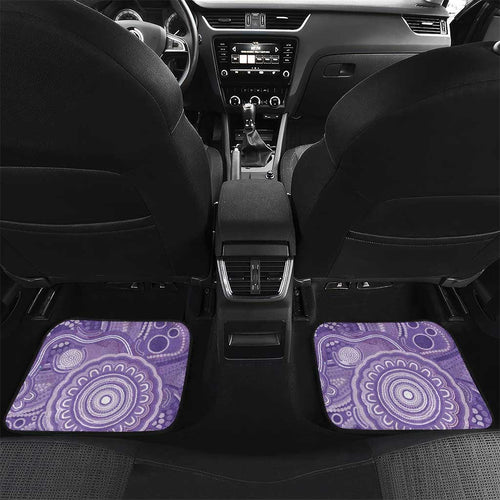 50 Years Deadly NAIDOC Week 2026 Personalised Car Mats Dhari Purple Indigenous Art