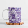 50 Years Deadly NAIDOC Week 2026 Personalised Ceramic Mug Dhari Purple Indigenous Art