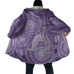50 Years Deadly NAIDOC Week 2026 Personalised Cloak Dhari Purple Indigenous Art