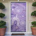 50 Years Deadly NAIDOC Week 2026 Personalised Door Cover Dhari Purple Indigenous Art