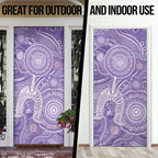 50 Years Deadly NAIDOC Week 2026 Personalised Door Cover Dhari Purple Indigenous Art