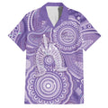 50 Years Deadly NAIDOC Week 2026 Personalised Hawaiian Shirt Dhari Purple Indigenous Art