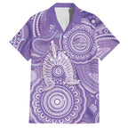 50 Years Deadly NAIDOC Week 2026 Personalised Hawaiian Shirt Dhari Purple Indigenous Art