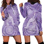 50 Years Deadly NAIDOC Week 2026 Personalised Hoodie Dress Dhari Purple Indigenous Art