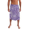 50 Years Deadly NAIDOC Week 2026 Personalised Lavalava Dhari Purple Indigenous Art