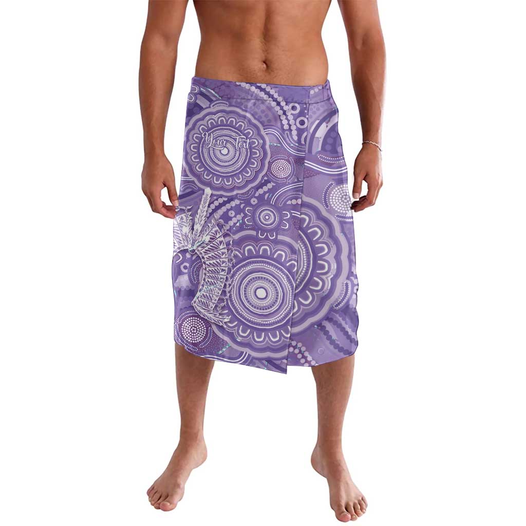 50 Years Deadly NAIDOC Week 2026 Personalised Lavalava Dhari Purple Indigenous Art
