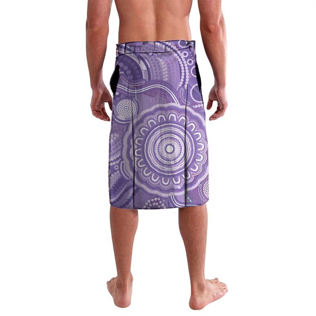 50 Years Deadly NAIDOC Week 2026 Personalised Lavalava Dhari Purple Indigenous Art
