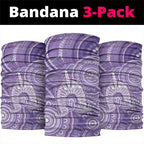 50 Years Deadly NAIDOC Week 2026 Personalised Neck Gaiter Dhari Purple Indigenous Art