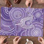50 Years Deadly NAIDOC Week 2026 Personalised Puzzle Dhari Purple Indigenous Art