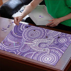 50 Years Deadly NAIDOC Week 2026 Personalised Puzzle Dhari Purple Indigenous Art