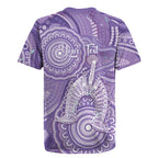 50 Years Deadly NAIDOC Week 2026 Personalised Rugby Jersey Dhari Purple Indigenous Art