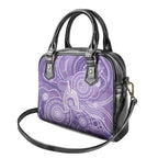 50 Years Deadly NAIDOC Week 2026 Personalised Shoulder Handbag Dhari Purple Indigenous Art