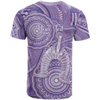 50 Years Deadly NAIDOC Week 2026 Personalised T Shirt Dhari Purple Indigenous Art