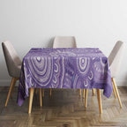 50 Years Deadly NAIDOC Week 2026 Personalised Tablecloth Dhari Purple Indigenous Art