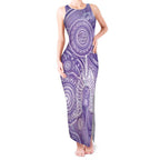 50 Years Deadly NAIDOC Week 2026 Personalised Tank Maxi Dress Dhari Purple Indigenous Art