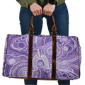 50 Years Deadly NAIDOC Week 2026 Personalised Travel Bag Dhari Purple Indigenous Art