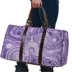 50 Years Deadly NAIDOC Week 2026 Personalised Travel Bag Dhari Purple Indigenous Art
