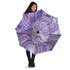50 Years Deadly NAIDOC Week 2026 Personalised Umbrella Dhari Purple Indigenous Art