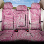 50 Years Deadly NAIDOC Week 2026 Personalised Back Car Seat Cover Dhari Pink Indigenous Art