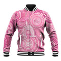 50 Years Deadly NAIDOC Week 2026 Personalised Baseball Jacket Dhari Pink Indigenous Art