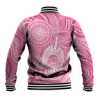 50 Years Deadly NAIDOC Week 2026 Personalised Baseball Jacket Dhari Pink Indigenous Art