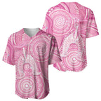 50 Years Deadly NAIDOC Week 2026 Personalised Baseball Jersey Dhari Pink Indigenous Art