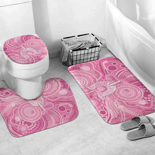 50 Years Deadly NAIDOC Week 2026 Personalised Bathroom Set Dhari Pink Indigenous Art