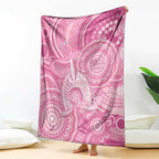 50 Years Deadly NAIDOC Week 2026 Personalised Blanket Dhari Pink Indigenous Art
