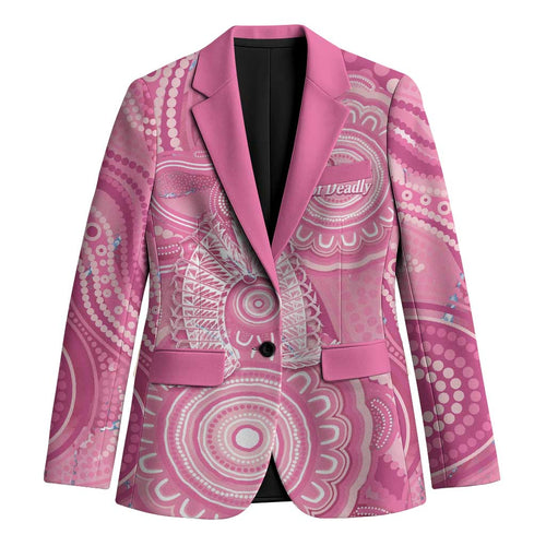 50 Years Deadly NAIDOC Week 2026 Personalised Blazer Dhari Pink Indigenous Art