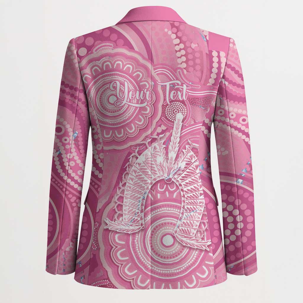 50 Years Deadly NAIDOC Week 2026 Personalised Blazer Dhari Pink Indigenous Art