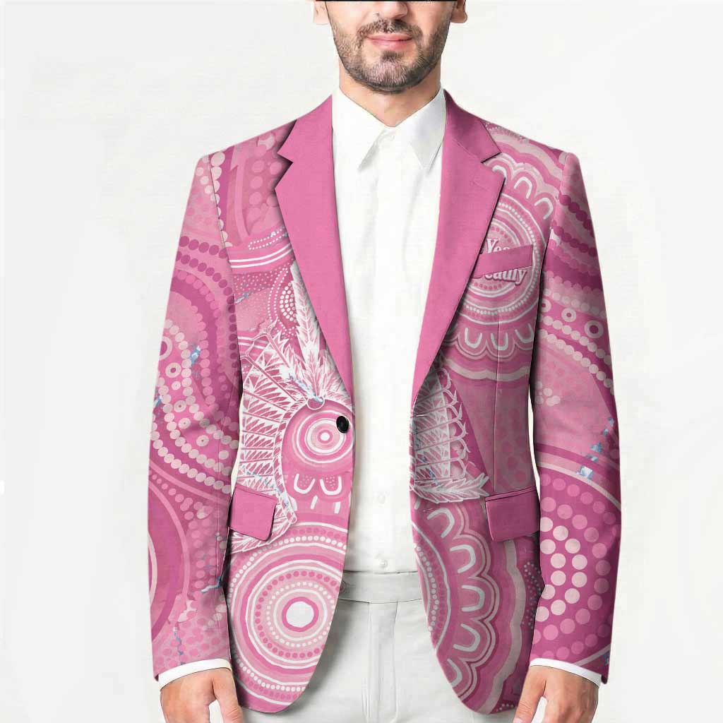 50 Years Deadly NAIDOC Week 2026 Personalised Blazer Dhari Pink Indigenous Art