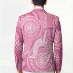 50 Years Deadly NAIDOC Week 2026 Personalised Blazer Dhari Pink Indigenous Art