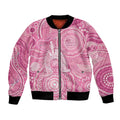 50 Years Deadly NAIDOC Week 2026 Personalised Bomber Jacket Dhari Pink Indigenous Art