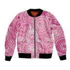 50 Years Deadly NAIDOC Week 2026 Personalised Bomber Jacket Dhari Pink Indigenous Art