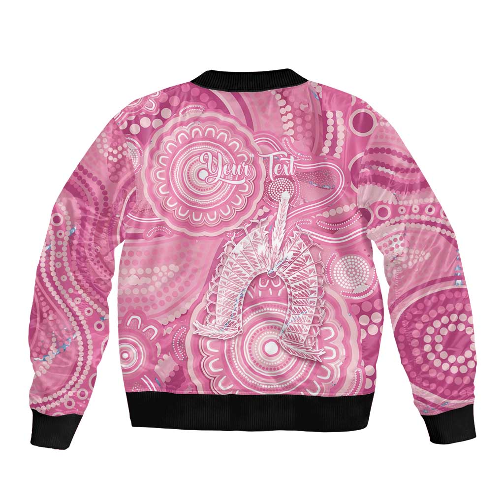50 Years Deadly NAIDOC Week 2026 Personalised Bomber Jacket Dhari Pink Indigenous Art