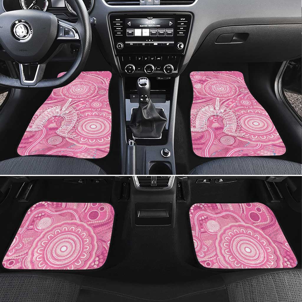 50 Years Deadly NAIDOC Week 2026 Personalised Car Mats Dhari Pink Indigenous Art