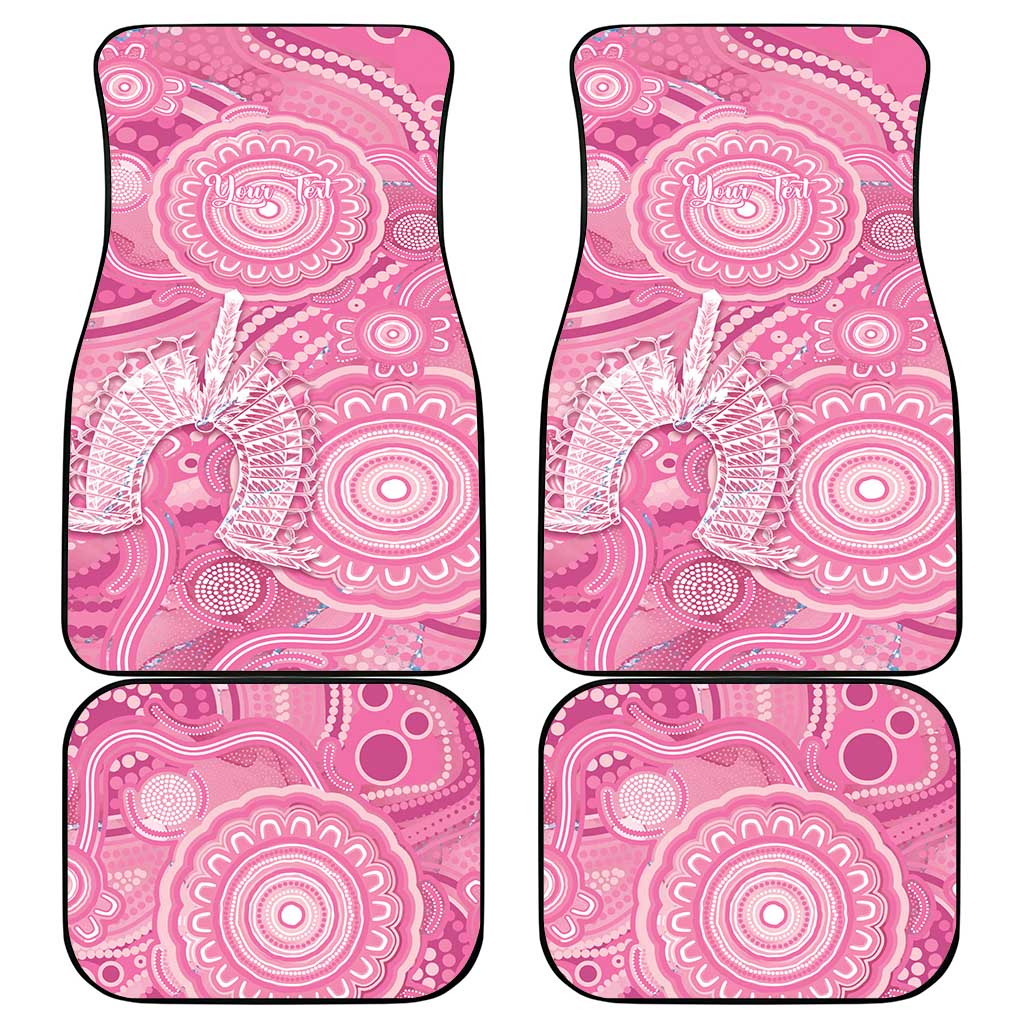 50 Years Deadly NAIDOC Week 2026 Personalised Car Mats Dhari Pink Indigenous Art