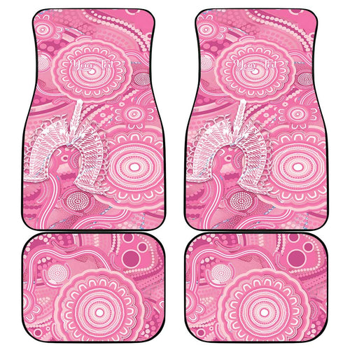 50 Years Deadly NAIDOC Week 2026 Personalised Car Mats Dhari Pink Indigenous Art