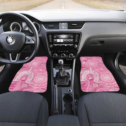 50 Years Deadly NAIDOC Week 2026 Personalised Car Mats Dhari Pink Indigenous Art